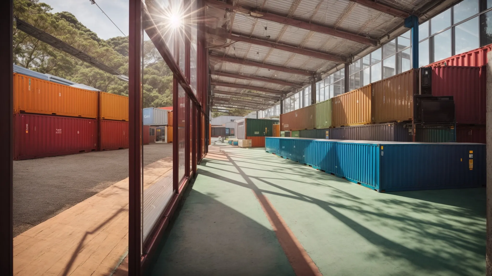 New and Used 40 foot steel storage containers