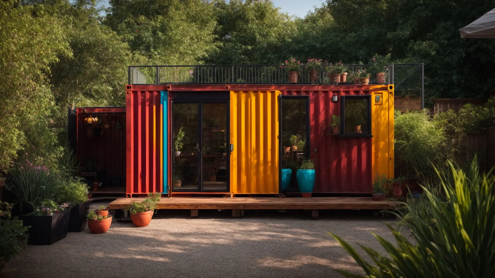 Exterior Enhancements for Shipping Containers