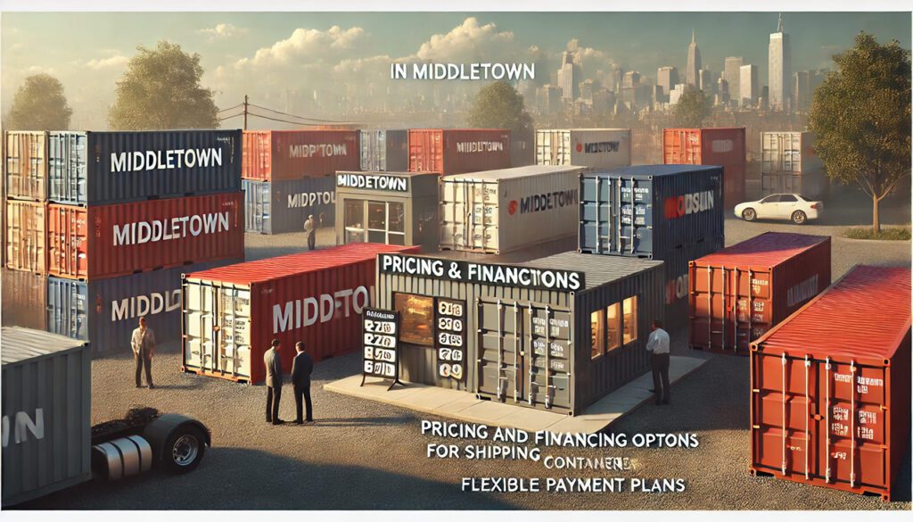 Pricing and Financing Options for Shipping Containers in Middletown
